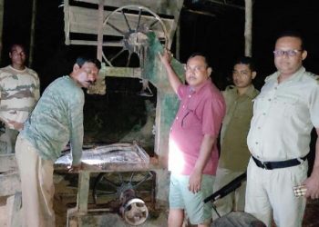 Illegal saw mill seized in Nagaon’s Samaguri