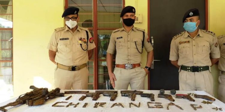 Assam: Huge cache of arms recovered in Chirang