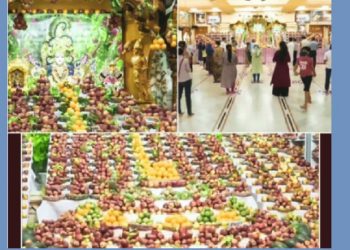 গুজৰাটৰ স্বামীনাৰায়ণ মন্দিৰে কোভিড ৰোগী আৰু চিকিৎসা কৰ্মীক দিব ভক্তসকলে মন্দিৰলৈ আগবঢ়োৱা ৩০০০ কিলোগ্ৰাম আপেল