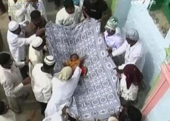 a baby thrown