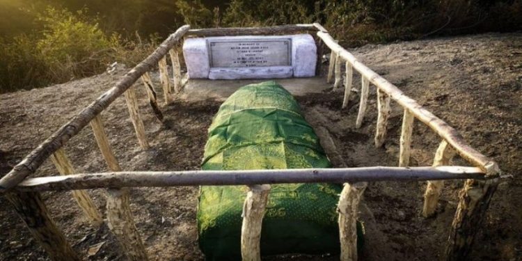 a grave