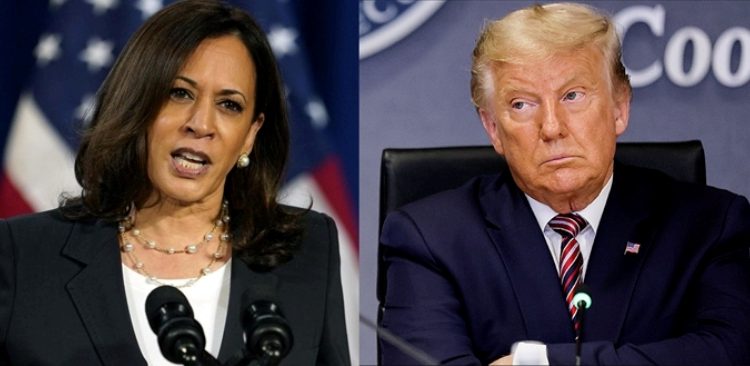 kamala Harris and Donald Trump