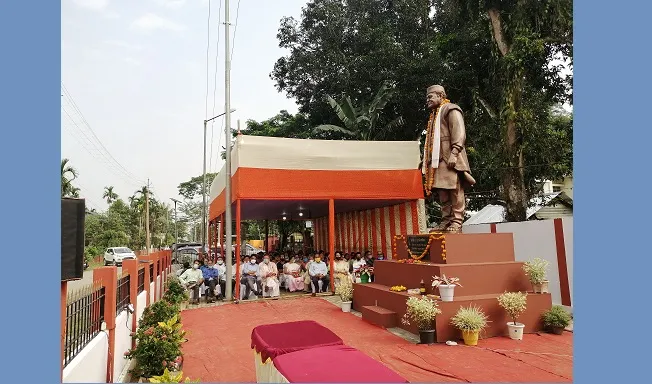 ড০ ভূপেন হাজৰিকাৰ নৱম মৃত্যু তিথিত সুধাকণ্ঠ স্মৃতি সুৰক্ষা মঞ্চৰ উদ্যোগত মাৰ্ঘেৰিটাত কথা, সুৰ, কবিতাৰে সুধাকণ্ঠক স্মৰণ