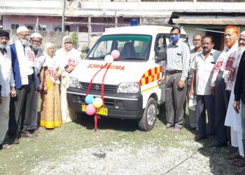 দুখীয়া ৰাইজৰ সহায়ৰ বাবে এম্বুলেঞ্চ আগবঢ়ালে প্ৰাক্তন আন্তঃৰাষ্ট্ৰীয় এথলীট তয়াবুন নিছাই