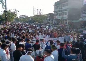 শিৱসাগৰত বিশাল CAA বিৰোধী সভা; ২১-ৰ নিৰ্বাচনত শিৱসাগৰৰ পৰা প্ৰতিদ্বন্দ্বিতা কৰিব অখিল গগৈয়ে- শৃংখল চলিহা