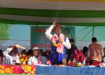 বাক্সাৰ ২৭ নং নাগ্ৰীজুলি সমষ্টিৰ নিৰ্দলীয় প্ৰাৰ্থী আলাউদ্দিন আহমেদৰ বিশাল নিৰ্বাচনী সভা