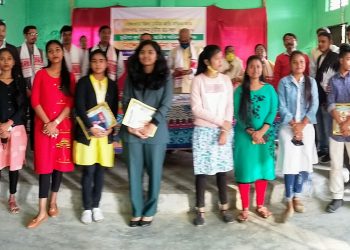বোকাখাতত কৃতীমান ছাত্ৰ-ছাত্ৰীক সম্বৰ্ধনা চুতীয়া জাতি সন্মিলন আৰু চুতীয়া ছাত্ৰ সংন্থাৰ