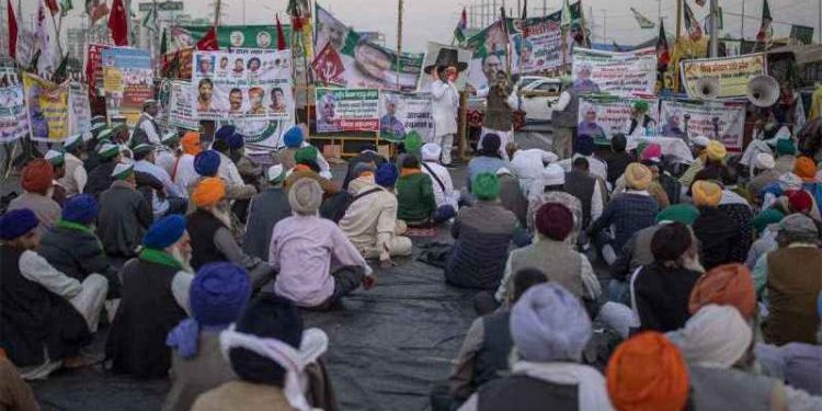 farmers protest