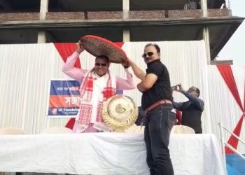 সমন্বয়ৰ বাৰ্তা লৈ কয়াকুছিত লাউচৰ প্ৰতিষ্ঠিত ব্যৱসায়ী হাবিব মহম্মদ চৌধুৰী