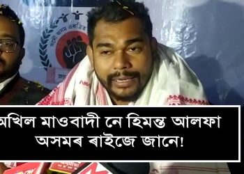 ‘২১ৰ পাছত হিমন্ত বিশ্ব শৰ্মা এটা ফিউজ বাল্ব হৈ জালুকবাৰীত পৰি থাকিব’ : ৰাইজৰ দলৰ সম্পাদক অনুপ শইকীয়া