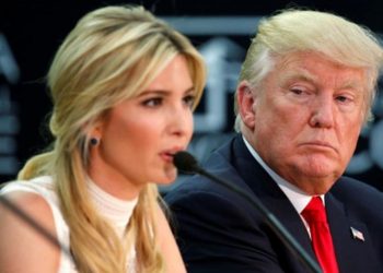 Inanka with father Donald Trump