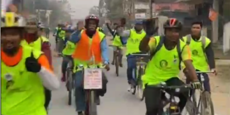 paracyclist in sibsagar