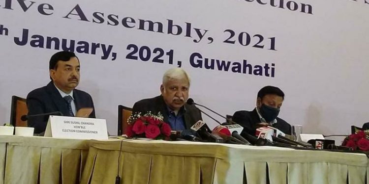 press meet of chief election commissioner at Guwahati