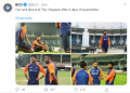 ইংলেণ্ডৰ বিৰুদ্ধে শৃংখলাৰ পূৰ্বে ভাৰতীয় দলৰ কোভিড ফলাফল নিগেটিভ; চেন্নাইত প্ৰশিক্ষণ আৰম্ভ