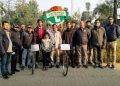 বন, বন্যপ্ৰাণী আৰু পৰিবেশ সংৰক্ষণৰ বাৰ্তাৰে বোকাখাতৰ পৰা মানাহ ৰাষ্ট্ৰীয় উদ্যানলৈ দুই যুৱকৰ চাইকেল যাত্ৰা