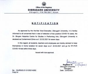 contaiment zone in DU