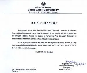 contaiment zone in DU