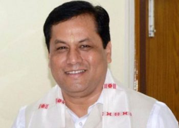 Sarbananda Sonowal with Gaurav Gogoi