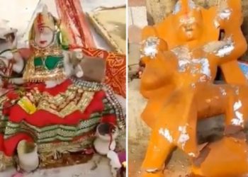 ভগৱানৰ ওপৰত উজাৰিলে ক্ষোভ! বৰষুণ নিদিয়াৰ বাবে ভাঙি গুৰি কৰিলে মন্দিৰৰ বিগ্ৰহ, ক’ত?