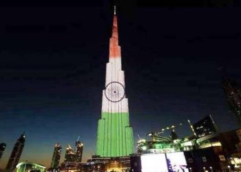 ভাৰতীয় পতাকাৰে উজ্বলি উঠিল বিশ্বৰ আটাইতকৈ ওখ বিল্ডিং ডুবাইৰ বুৰ্জ খালিফা, কিয়?