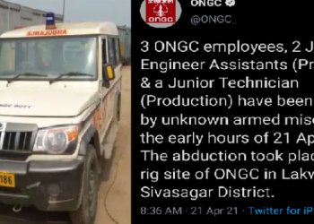 oil officers abducted
