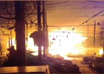 Fire at Sibsagar