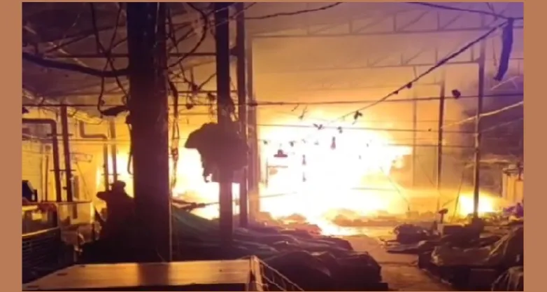Fire at Sibsagar