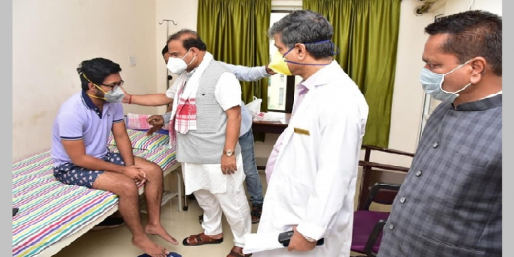 CM visits Senapati in GMCH