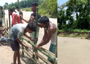 peoples work for resist erosion