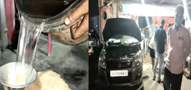 water in petrol pump oil final