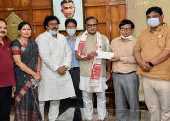 Congress leader meet CM Himanta