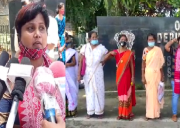 Mid day meal cook protest.final