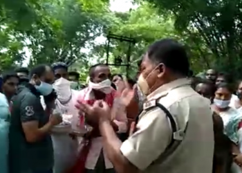 Teok people in anger
