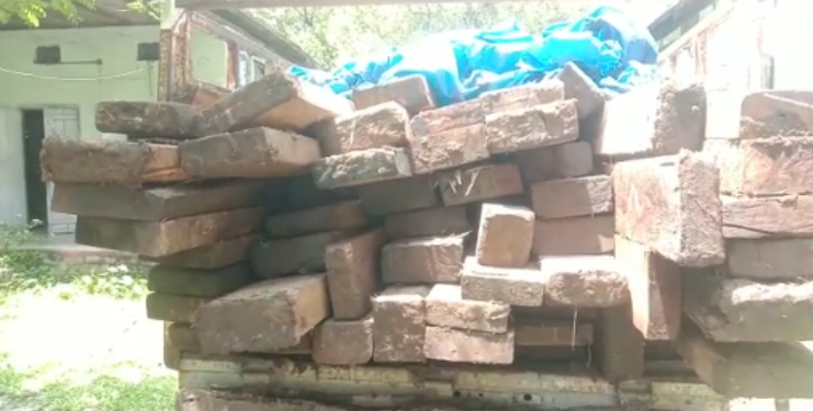 wooden truck seized