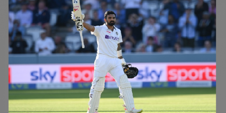 Rahul century against England