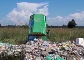 ডিমৌ পৌৰসভাৰ আজৱ কাণ্ড,জাবৰ জোথৰ নিষ্কাশন প্ৰকল্পত গঢ়ি তুলিছে ডাম্পিং গ্ৰাউণ্ড
