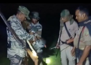 Forest department raids against poachers at night