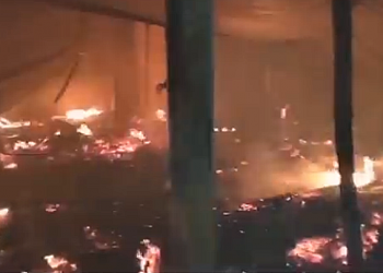 Fire at jagun
