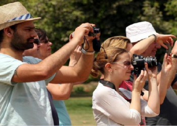Foreign tourist in India