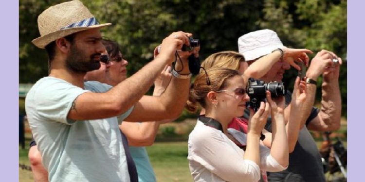 Foreign tourist in India