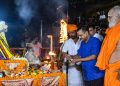 Kejriwal offering prayers at Ram Janambhoomi