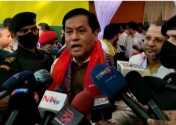 উপ- নিৰ্বাচনৰ প্ৰচাৰৰ অন্তিম দিনটোত তামুলপুৰত কেন্দ্ৰীয় মন্ত্ৰী সৰ্বানন্দ সোণোৱালে চলালে প্ৰচাৰ