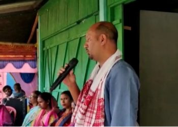 তামুলপুৰত প্ৰাক্তন মন্ত্ৰী পদম বাহাদুৰ চৌহানৰ পুত্ৰ নিৰ্দলীয় প্ৰাৰ্থী যশৱন্ত চৌহানৰ নিৰ্বাচনী প্ৰচাৰ