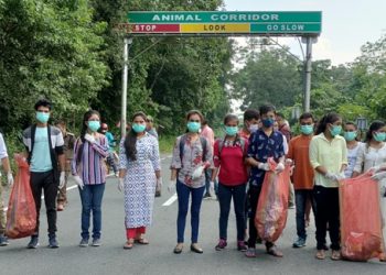 কাজিৰঙা ৰাষ্ট্ৰীয় উদ্যানত বন্যপ্ৰাণী সপ্তাহৰ লগত সংগতি ৰাখি হলৌ বান্দৰ দিৱস উদযাপন