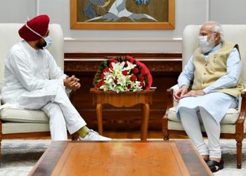 Punjab CM Charanjit Singh Channi meets PM Modi