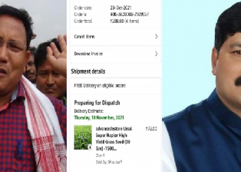 OMG! প্ৰমোদ বড়ো আৰু ভৱেশ কলিতালৈ ৪ কিল’গ্ৰাম ঘাঁহৰ বীজ পঠালে বিৰোধী দলপতি দেৱব্ৰত শইকীয়াই