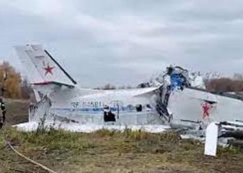 Plane Crashes In Russia