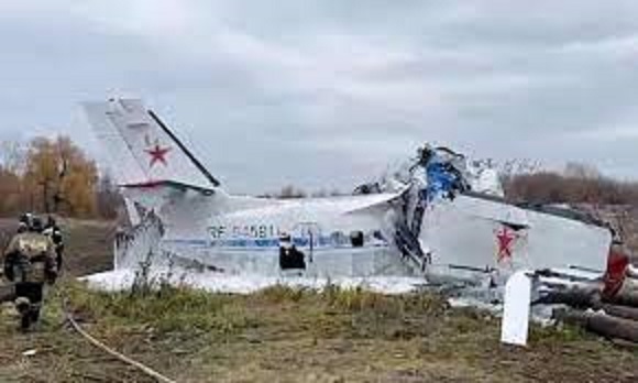 Plane Crashes In Russia