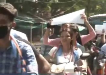Protest Against Fuel Price Hike in Guwahati