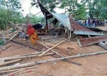 Eviction drive in Lumding forest area